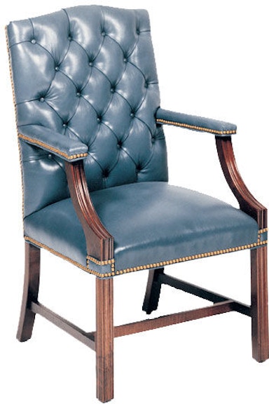 Our House Designs Langthorn Guest Chair with Hand Tufted In Back 109