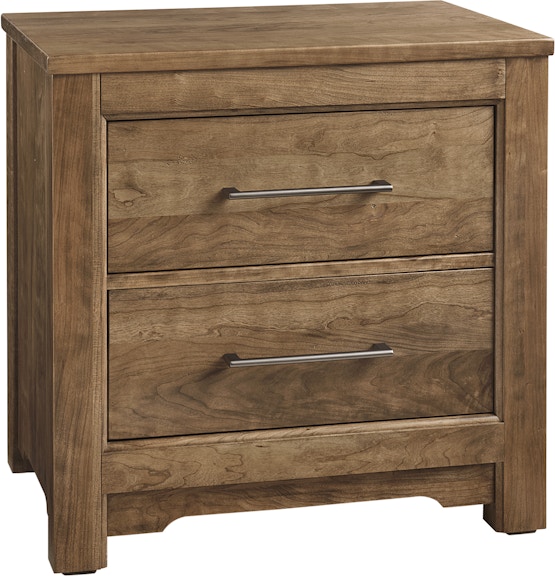 Vaughan-Bassett Furniture Company Crafted Cherry Night Stand - 2 Drwr 151-227