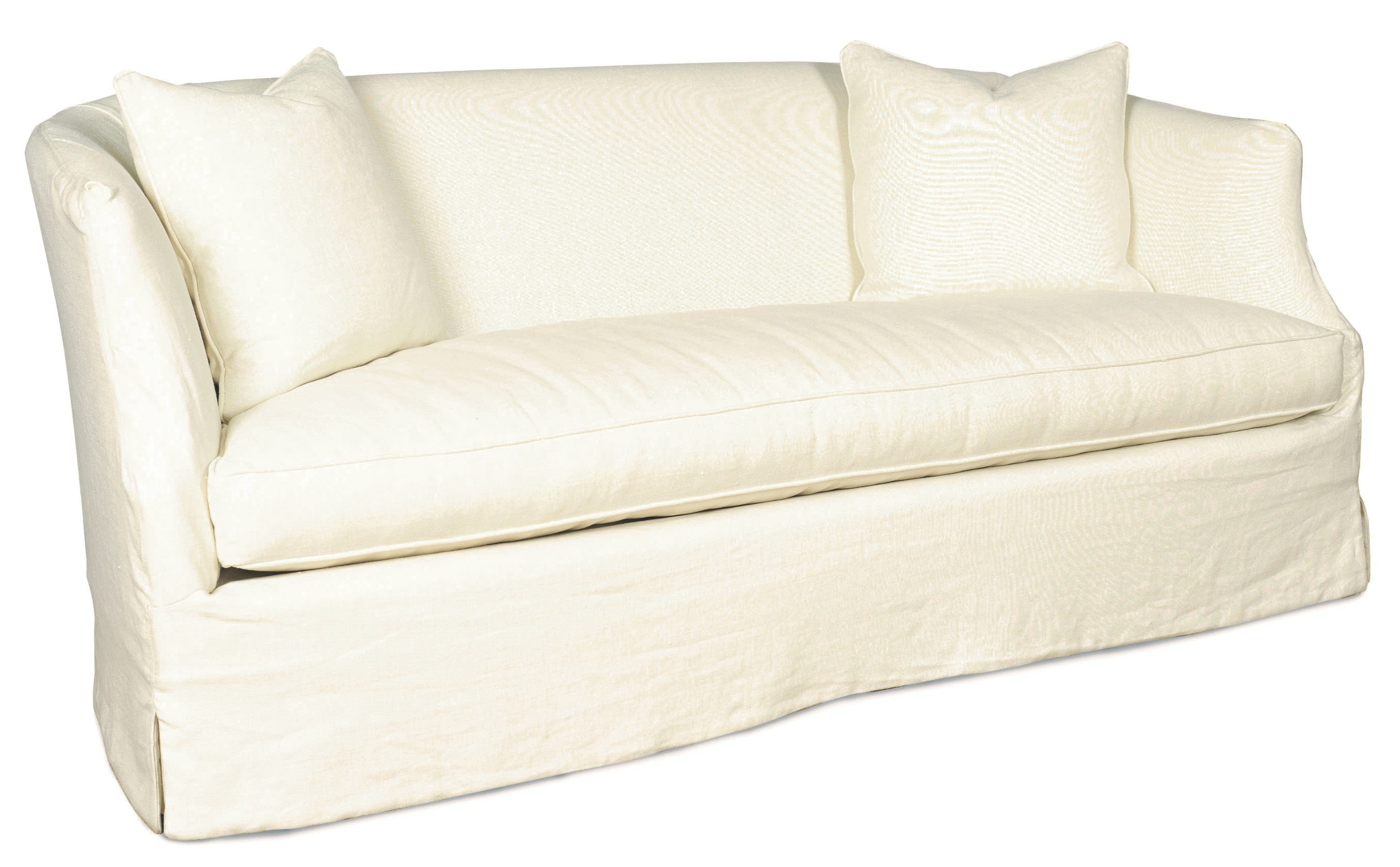 Lee Industries Living Room Slipcovered Apartment Sofa C300911 R W