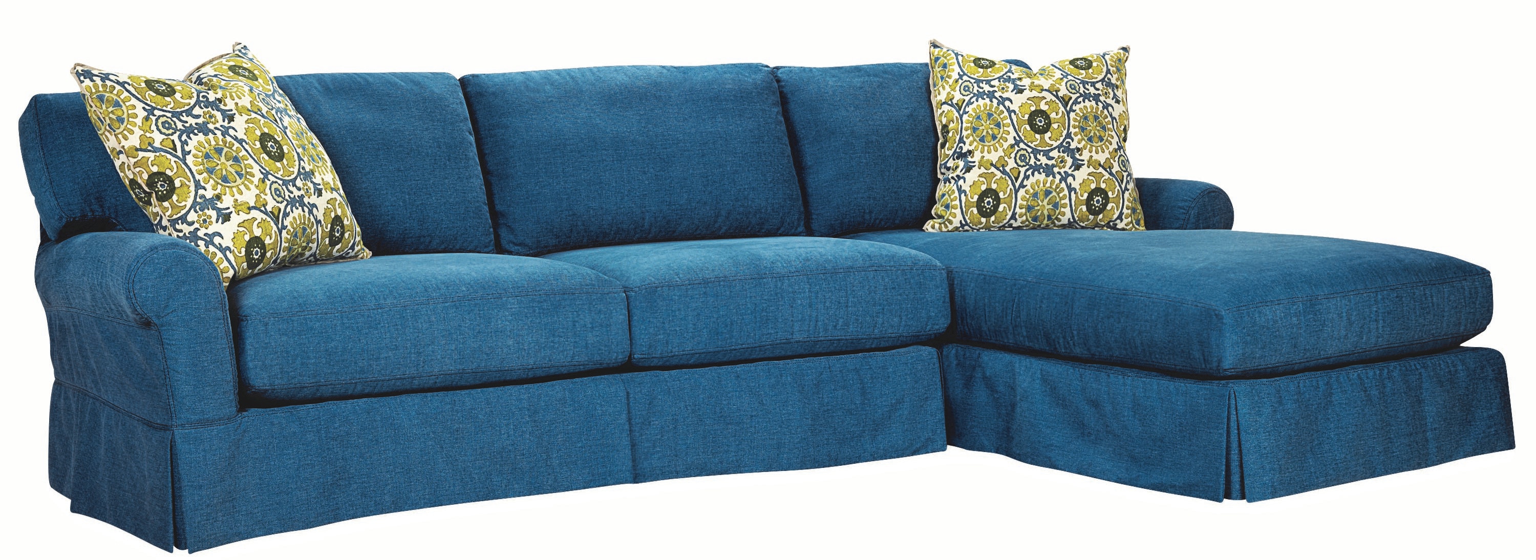 Lee Industries Living Room C7117Series Slipcovered Sectional Series