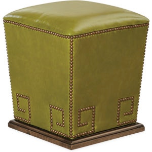 Lee Industries Living Room Leather Bongo Ottoman L904500 Exotic Home