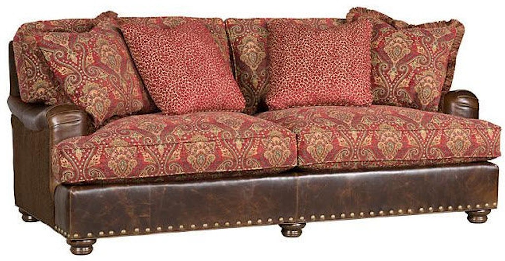 hickory manor leather sofa