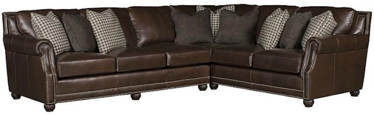 King Hickory Julianna Julianna Leather Sectional 3000-SECT-L