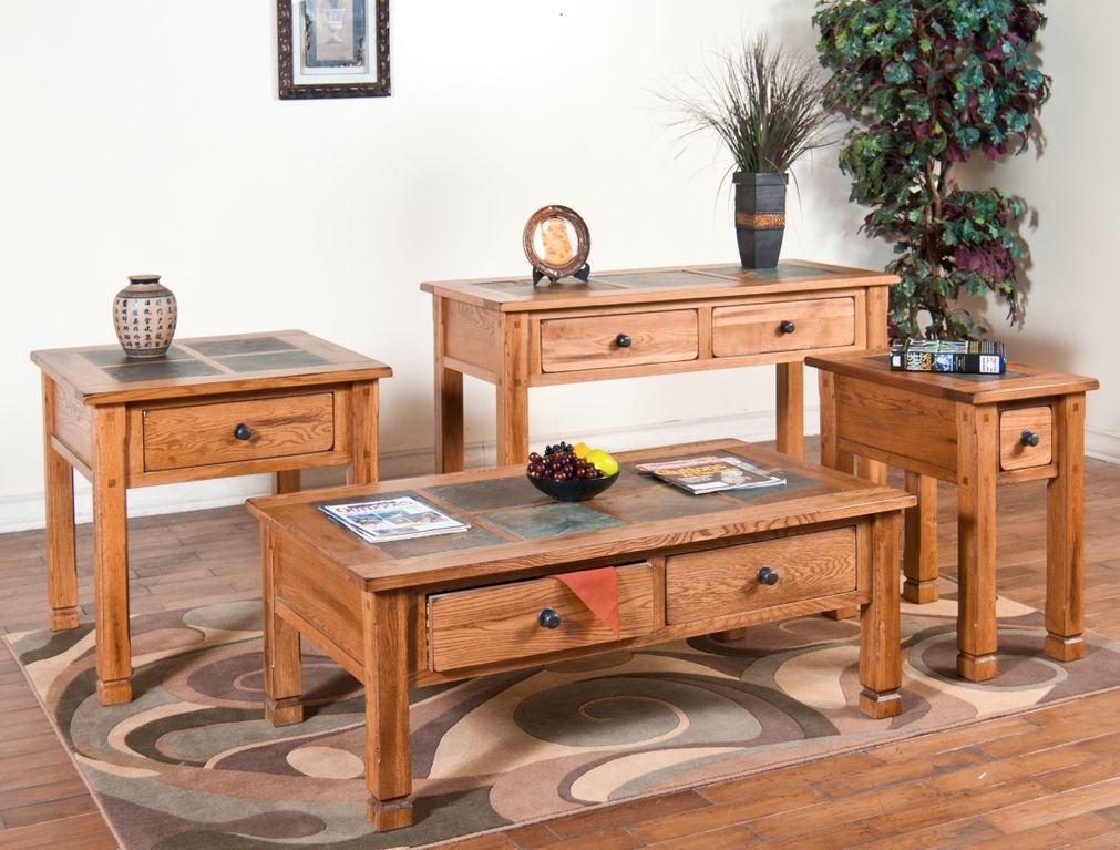 Sunny Designs Living Room Sedona Occasional Tables 3143RO Simply