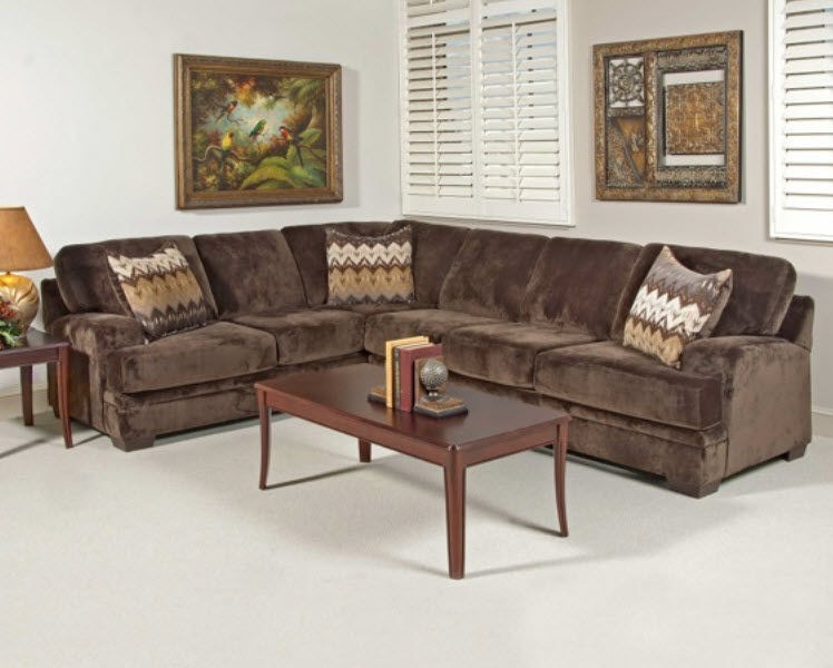 Hughes Furniture Living Room 8800Sectional Arthur F Schultz Erie, PA