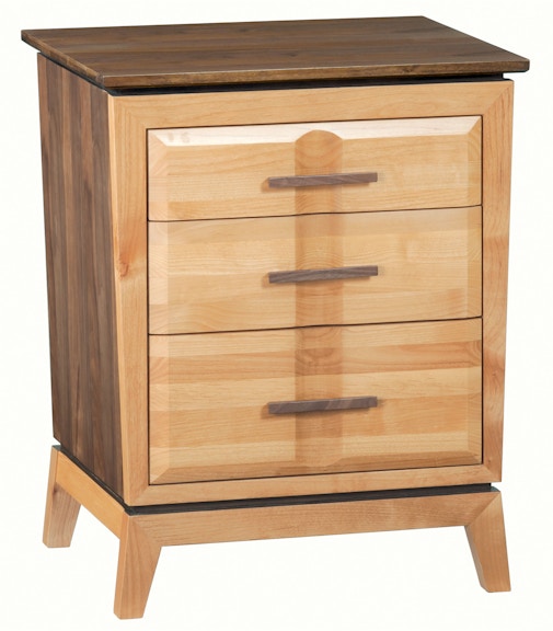 Whittier Wood Products Addison DUET 3–Drawer Addison Nightstand 1116DUET