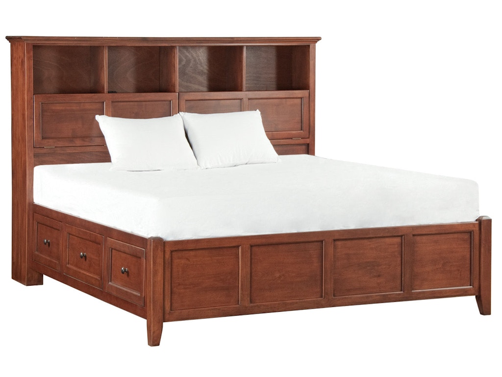 Mckenzie King Bookcase Storage Bed Mckenzie King Bookcase Storage Bed