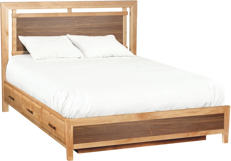 Whittier Wood Products Addison DUET Addison Queen Panel Storage Bed 2018DUET