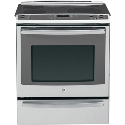 GE Profile Kitchen 30" SlideIn Electric Convection Range PS920SFSS
