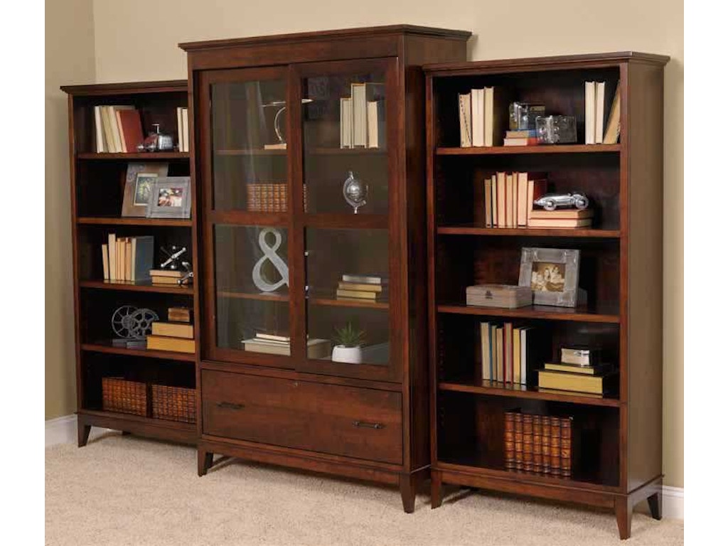 YUTZY WOODWORKING Home Office Bookcase 88134 - Schmitt Furniture