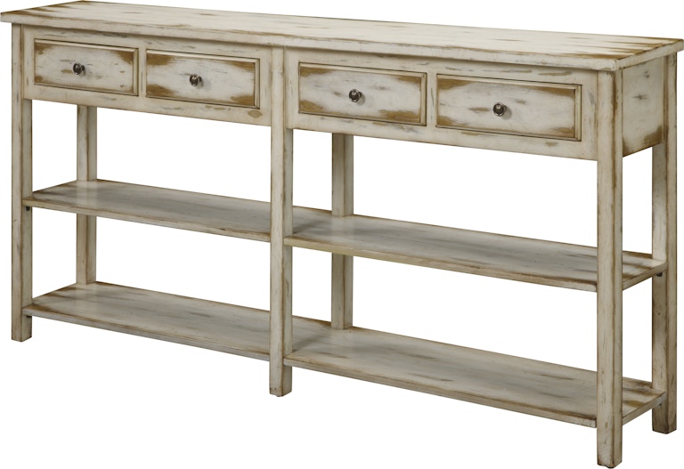 Coast2Coast Home Sharyn Hand Painted 4 Drawer Hall Console Table 32062
