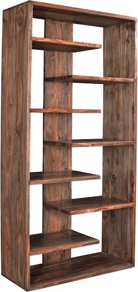 Coast2Coast Home Brownstone Patrice Offset 7 Tier Floating Open Shelf Bookcase 98240
