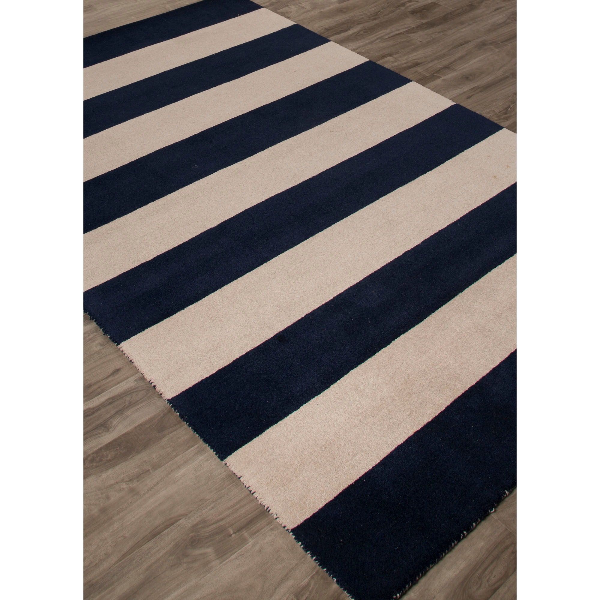 Jaipur Rugs Floor Coverings Jaipur HandTufted Stripe Pattern Blue