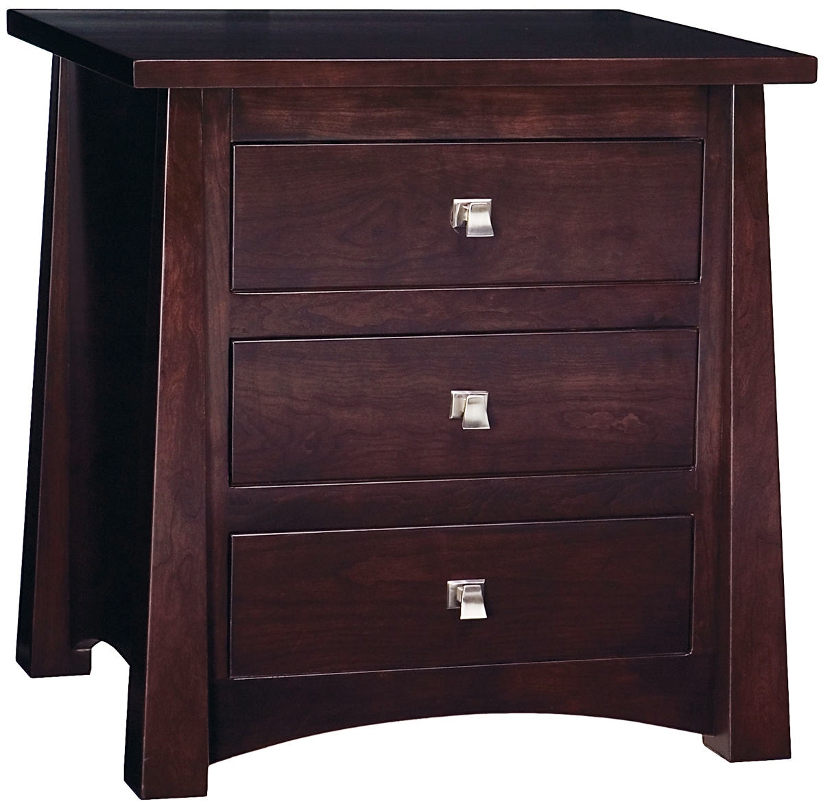 Precision Crafted Bedroom Rook 3 Drawer Nightstand PC4900 Penny