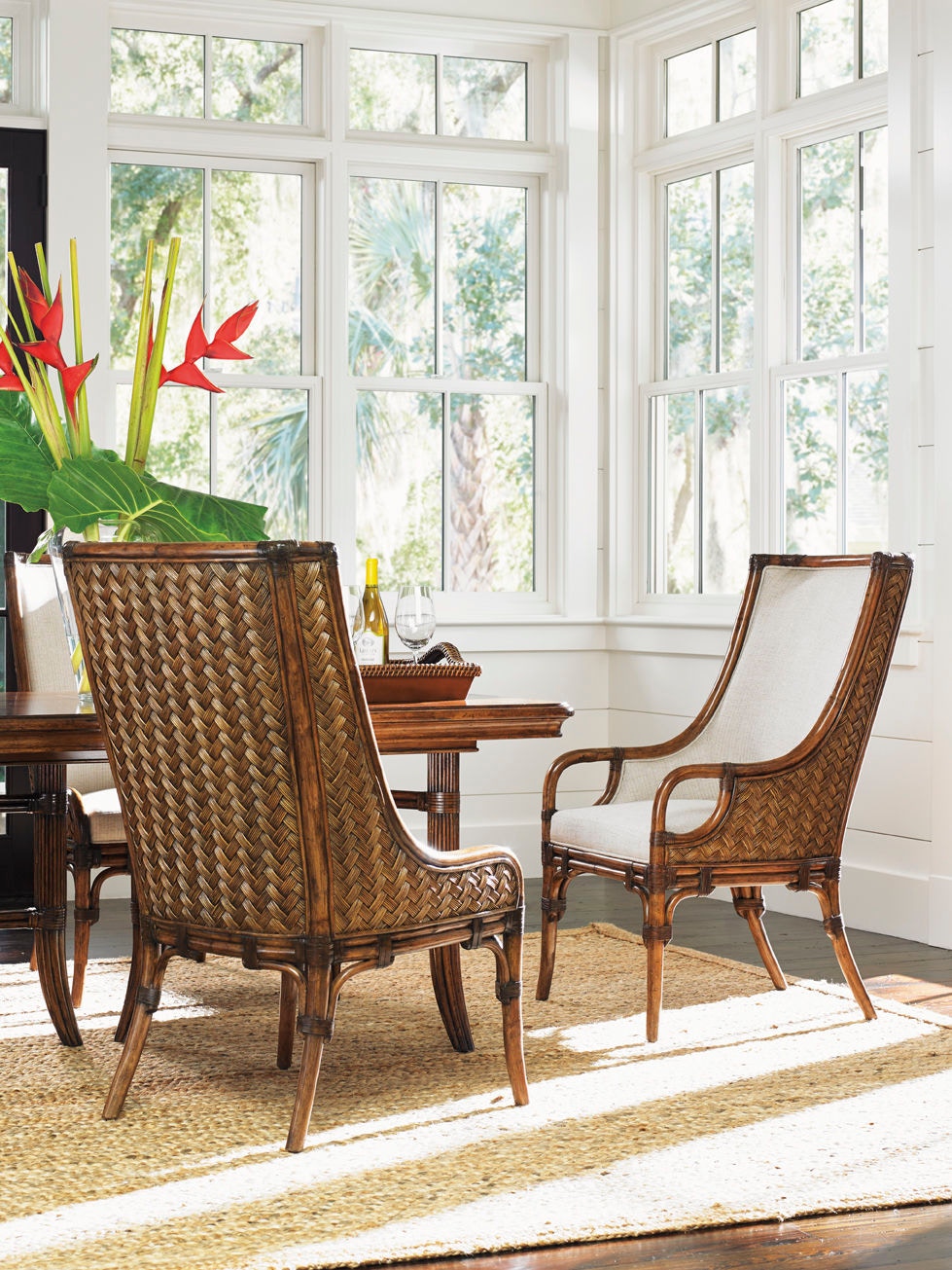 Tommy Bahama Home Dining Room Marabella Upholstered Arm Chair 593885