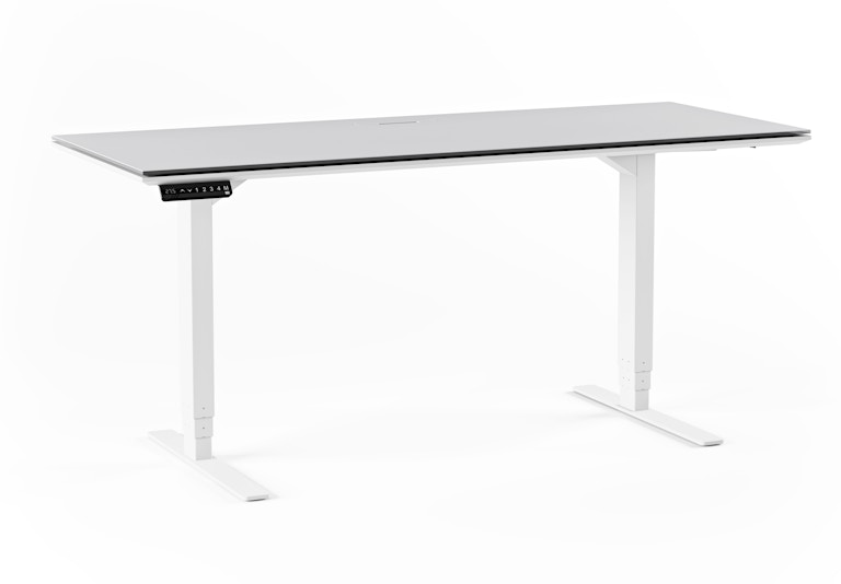 BDI Centro Centro 6451-2 Height Adjustable Standing Desk - 60"x24" 6451-2 SW/GRY