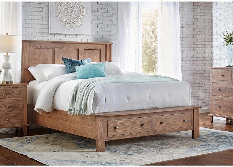 Archbold Furniture Franklin Bed Footboard Storage 20291