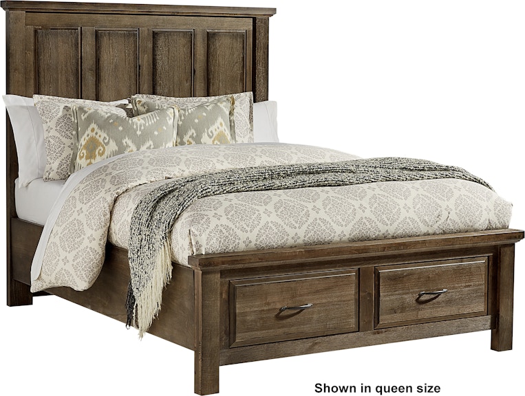 Artisan & Post by Vaughan-Bassett Maple Road Queen Mansion Storage Bed 117-559-050B-502-555