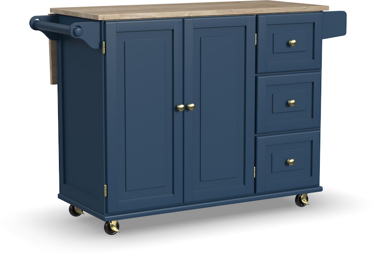 homestyles Dolly Madison Drop Leaf Kitchen Cart 4504-95