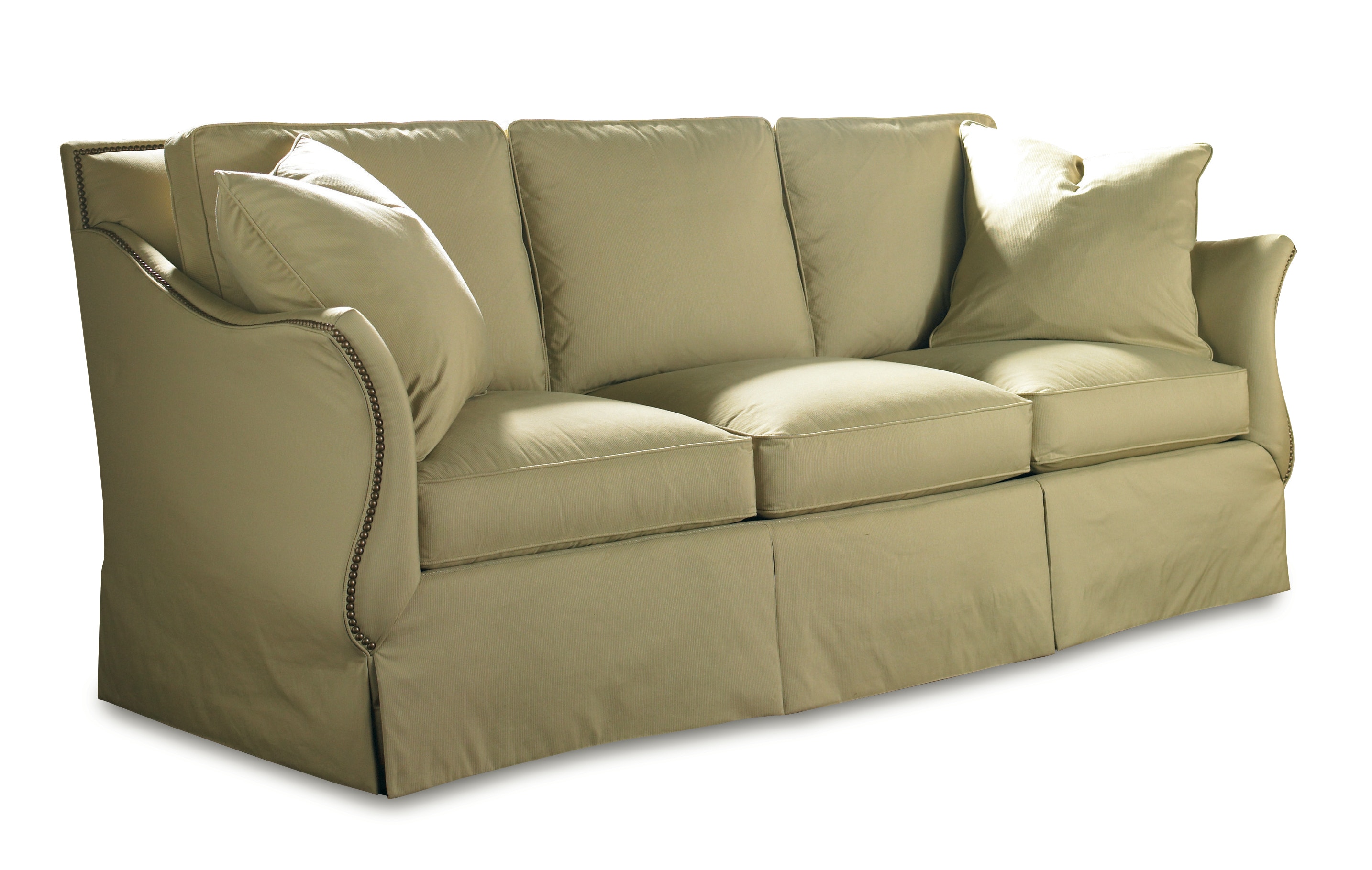 Sherrill Living Room Three Cushion Sofa 3419 Hickory Furniture Mart