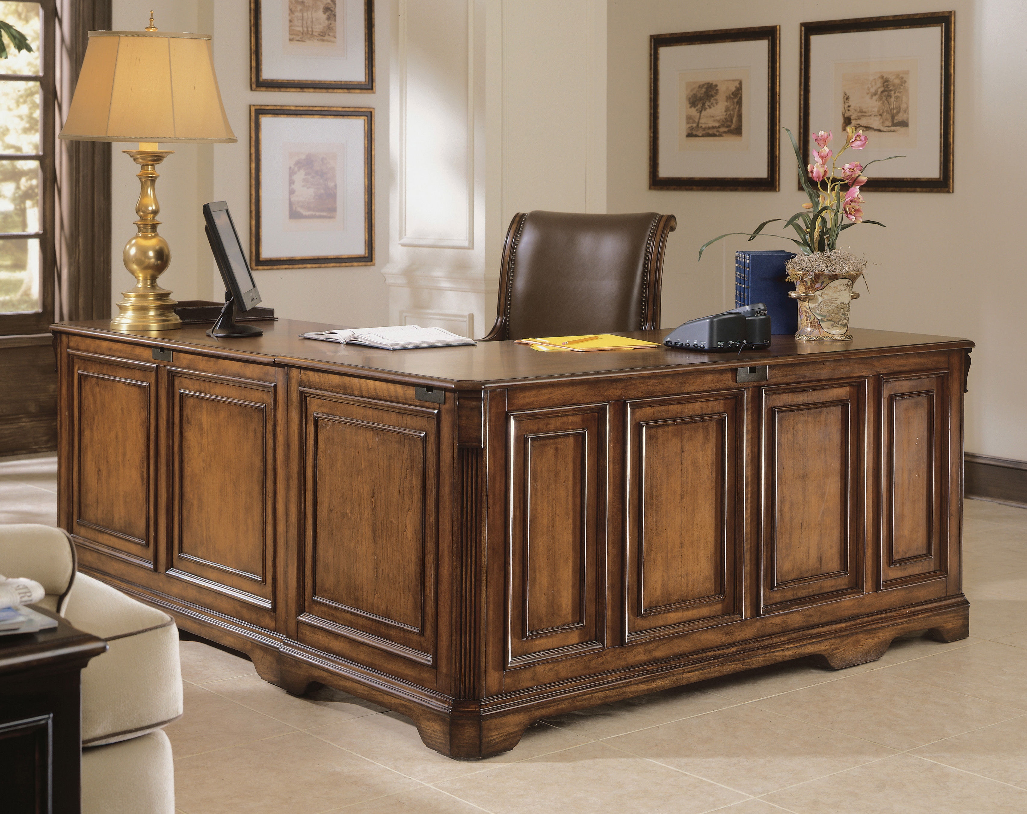 Hooker Furniture Home Office Brookhaven Executive L Right Return 28110453