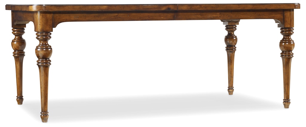 Hooker Furniture Dining Room Tynecastle Rectangle Leg Dining Table with