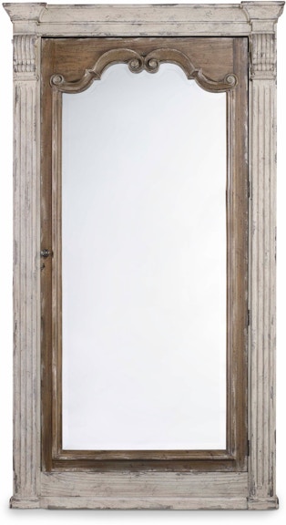 Hooker Furniture Chatelet Chatelet Floor Mirror w/Jewelry Armoire Storage 5351-50003