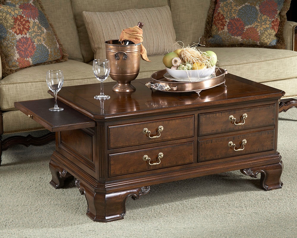 Fine Furniture Design Living Room Stafford Storage Cocktail Table 1020