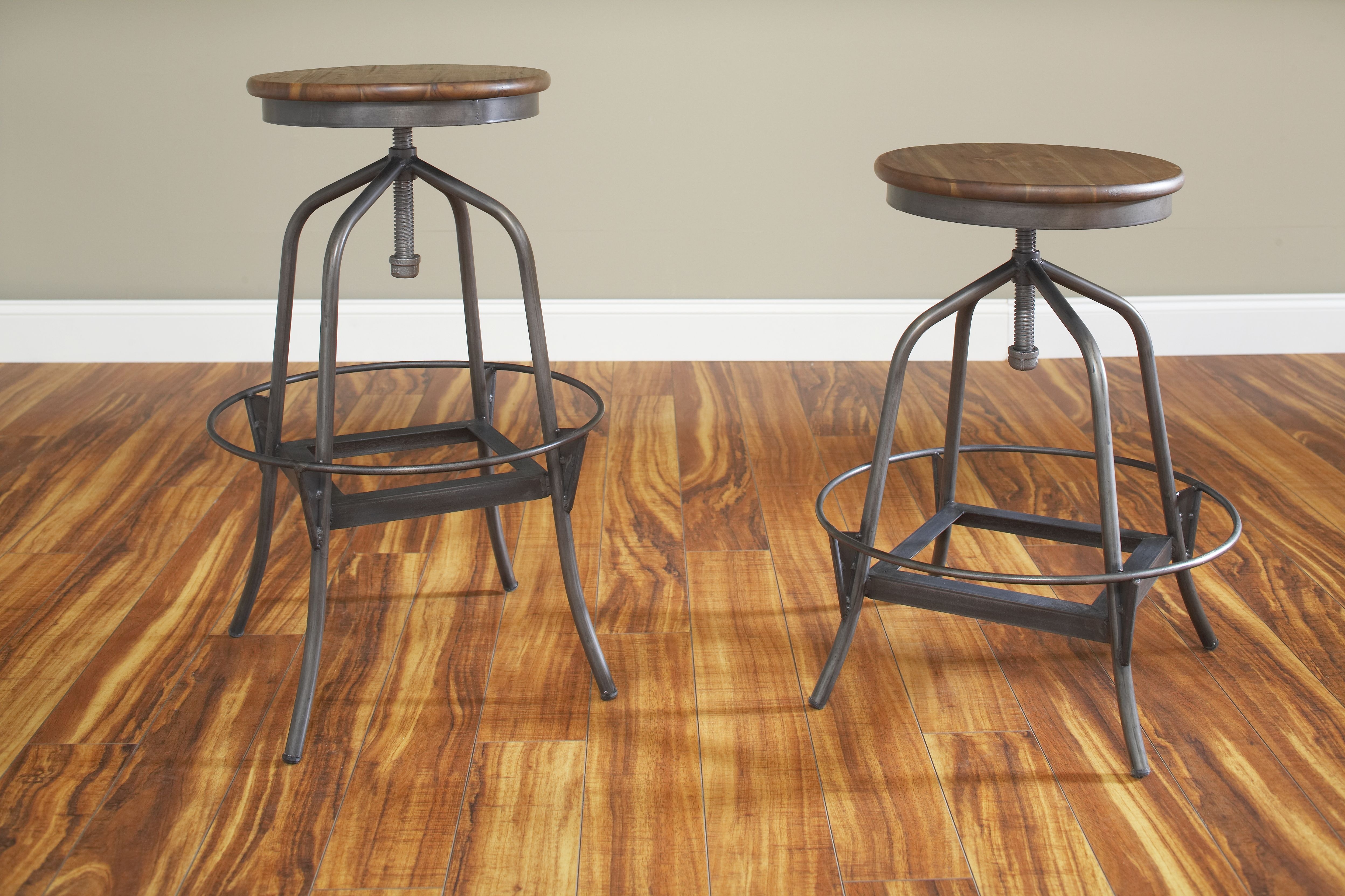 Largo International Bar and Game Room Adjustable Swivel Counter Stool