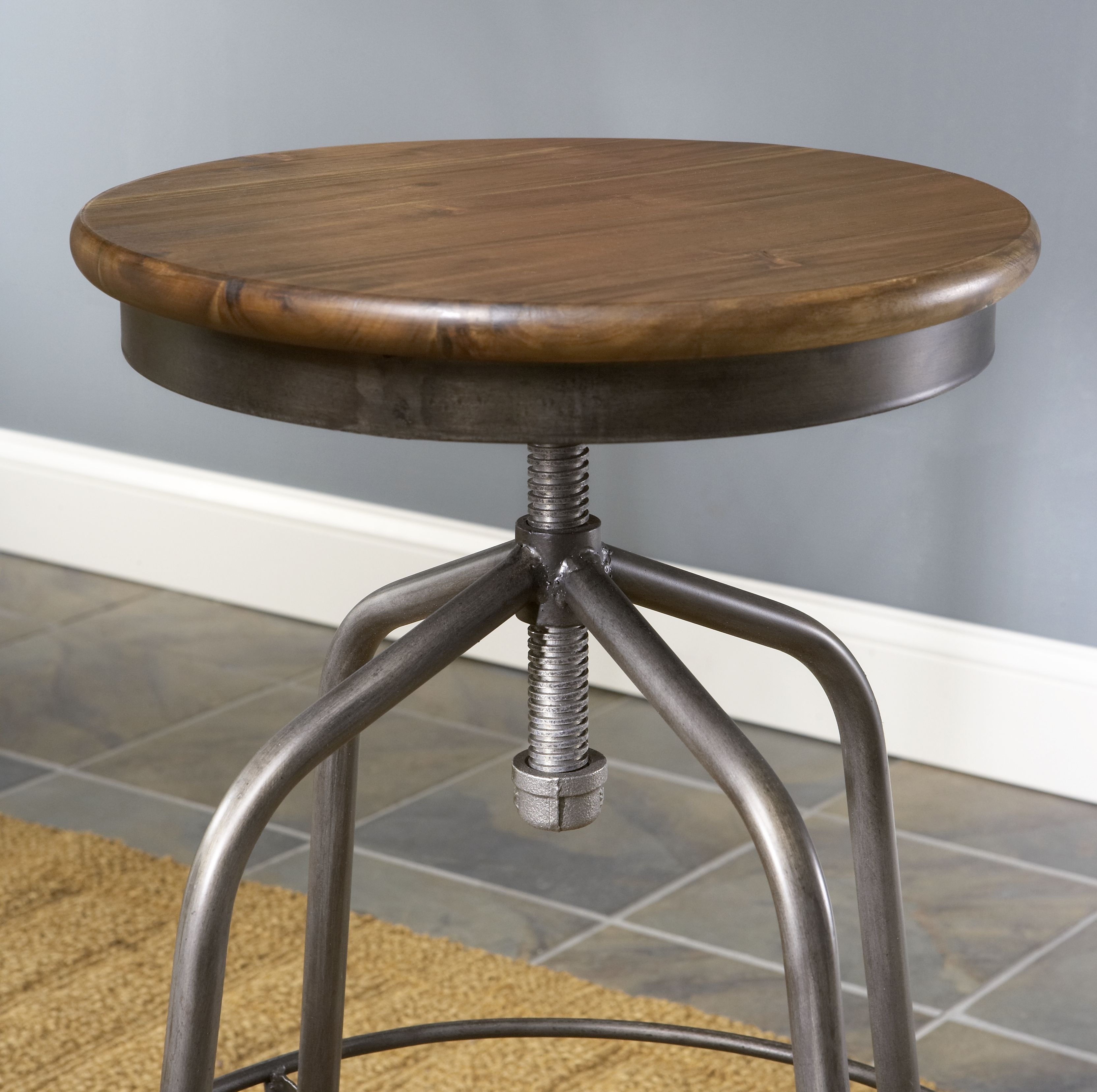 Largo International Bar and Game Room Adjustable Swivel Counter Stool