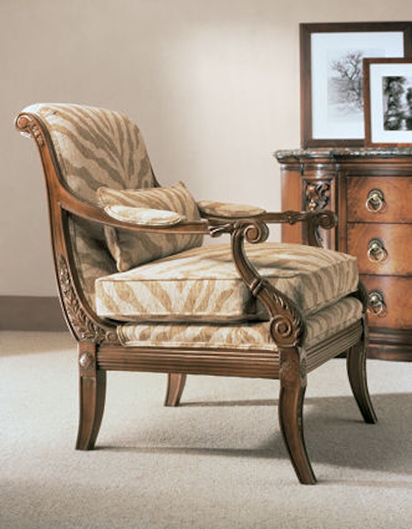 Henredon Living Room Ferguson Chair H0081 Hickory Furniture Mart