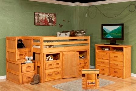 Trendwood Youth Junior Loft Bed Ends 4137 Evans Furniture Galleries