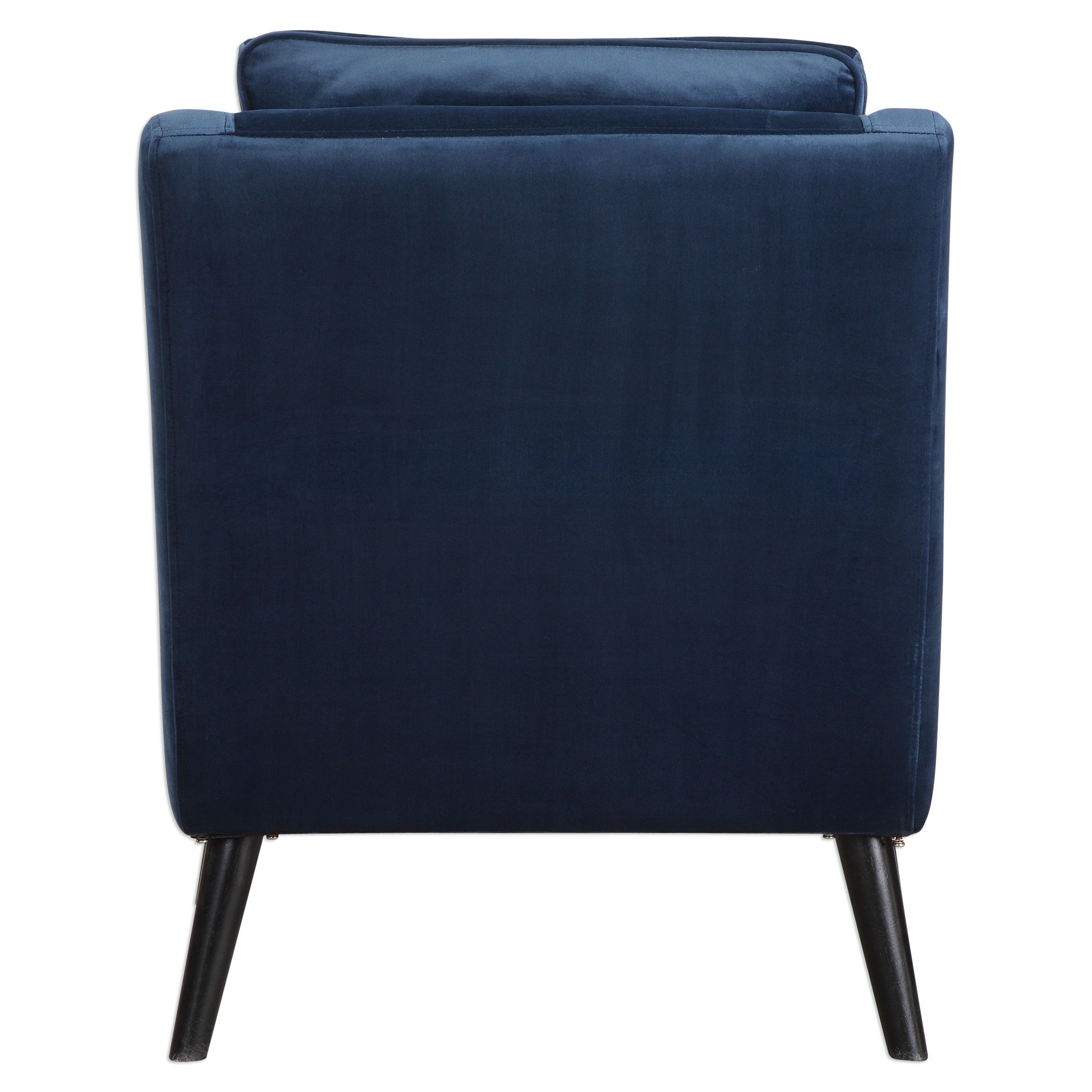 Uttermost Living Room O'Brien Blue Velvet Armchair 23318 Ennis Fine
