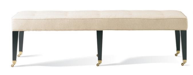 Hickory White Living Room Bench 42585 Elite Interiors Myrtle Beach, SC