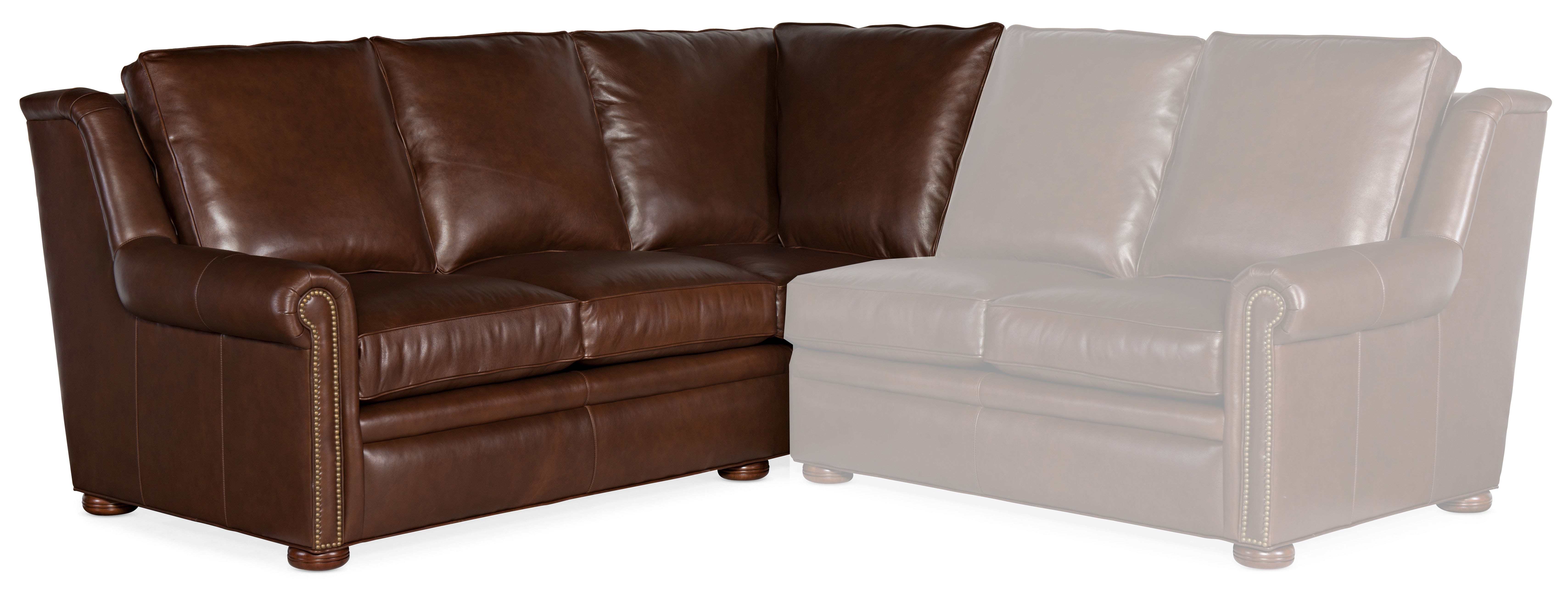 Bradington Young Reece LAF Corner Return Sofa 8-Way Tie 202-93