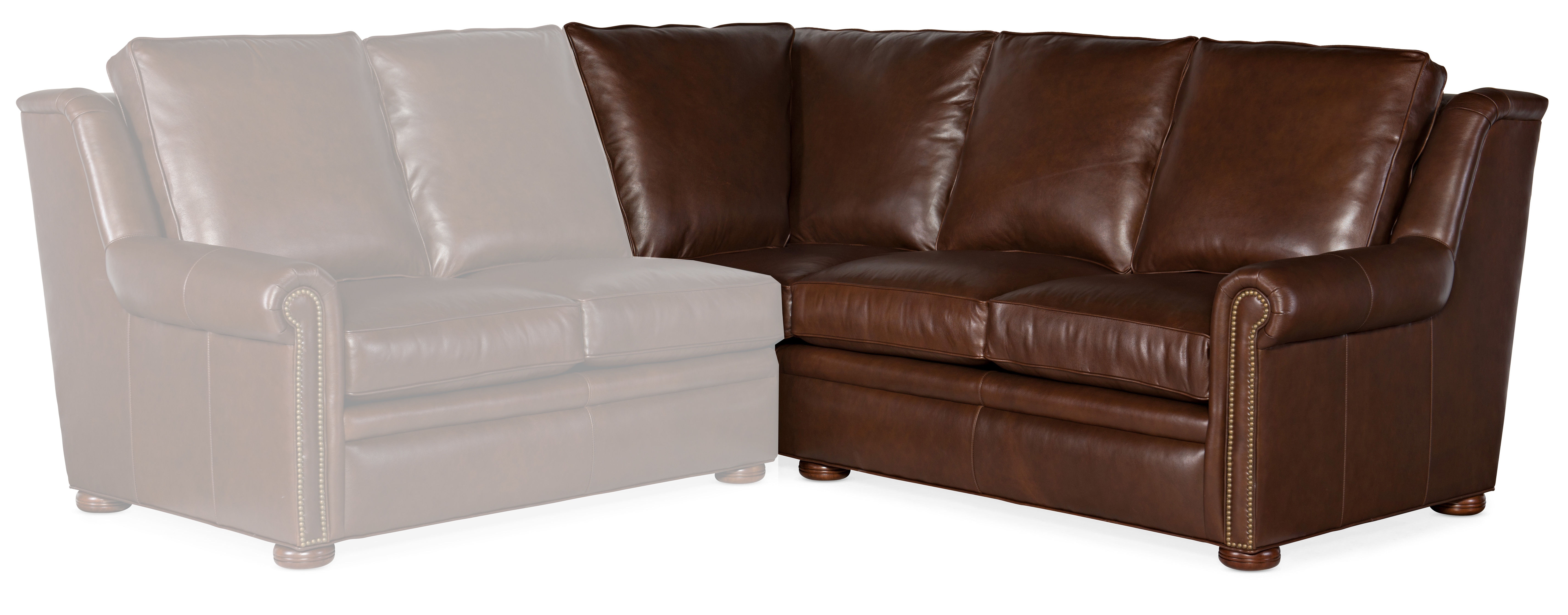 Bradington Young Reece RAF Corner Return Sofa 8-Way Tie 202-94