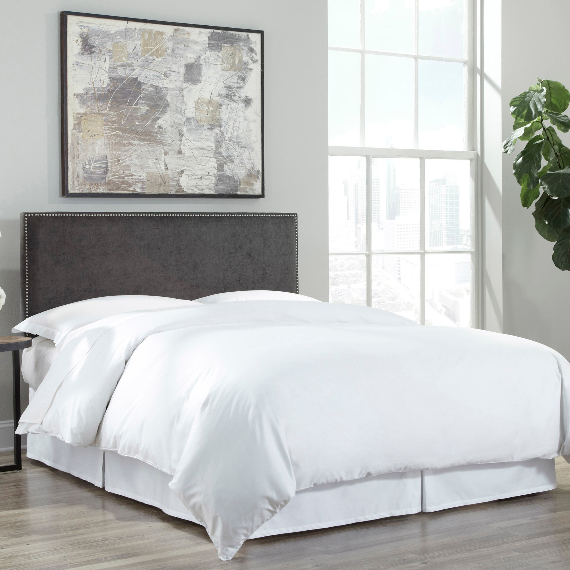 Bedroom Fashion Bed Group Qa0101 White Finished Bed Skirt