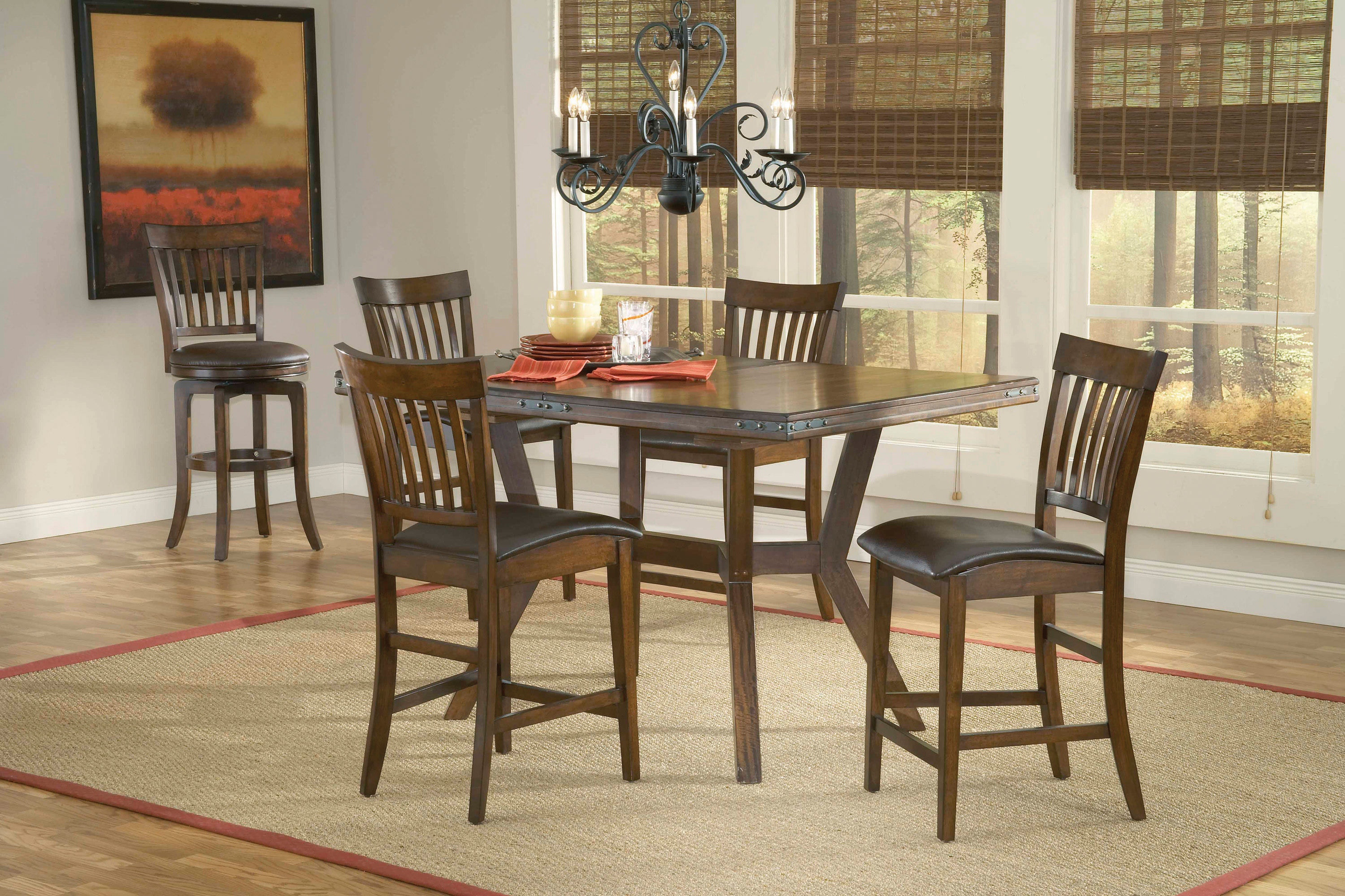 Hillsdale Furniture Dining Room Arbor Hill Extension Gathering Table