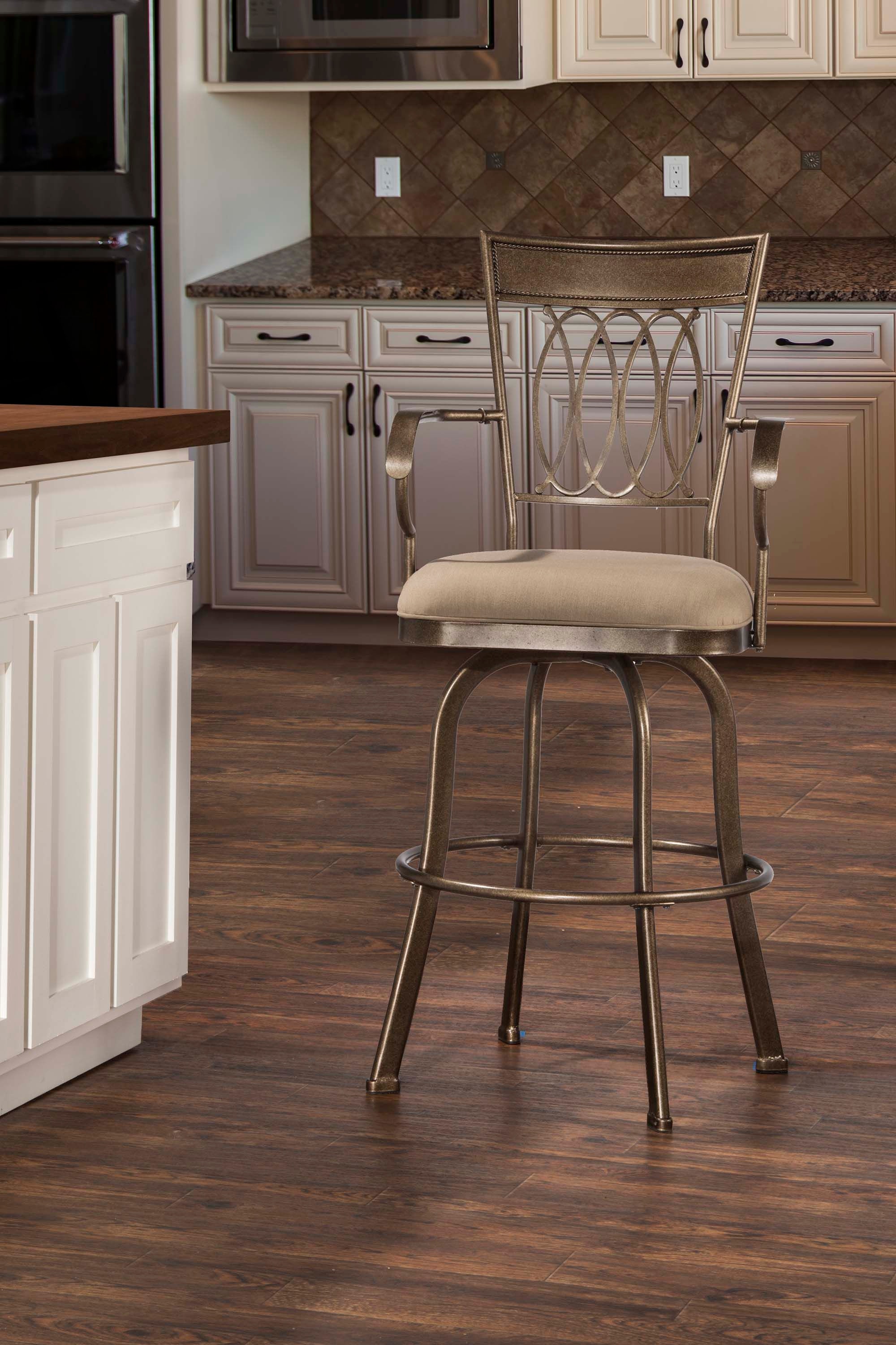 Hillsdale Furniture Outdoor Dining Room Indoor Outdoor Delk Swivel