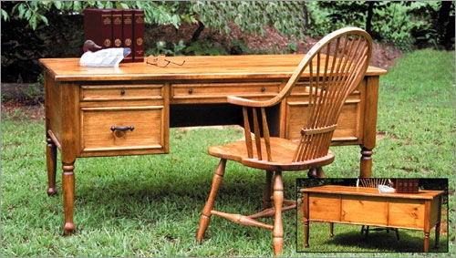 Southern Craftsmen's Guild Home Office Savannah Desk 3240 Warehouse