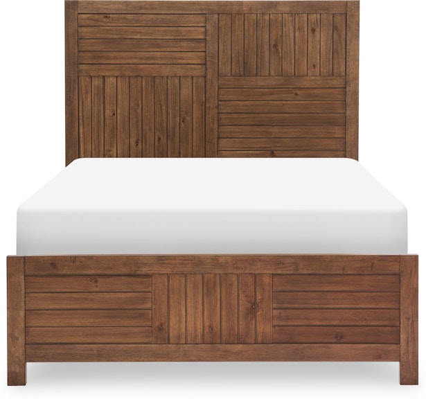 Legacy Classic Kids Summer Camp Brown Summer Camp Brown Complete Panel Bed, Full 4/6 Brown Finish 0832-4104K