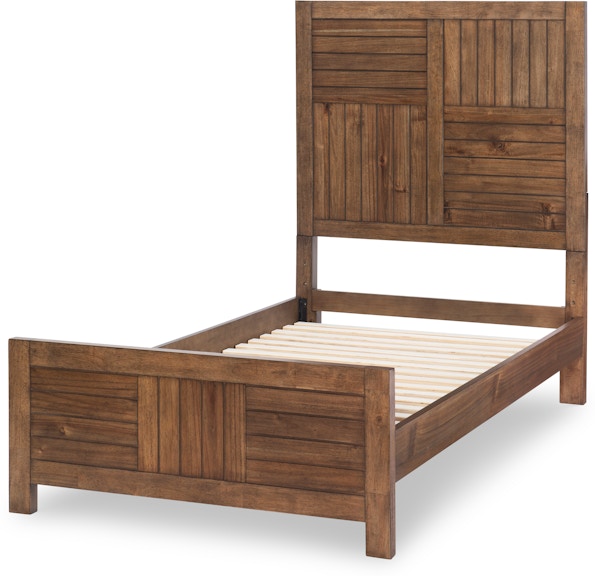 Legacy Classic Kids Summer Camp Brown Summer Camp Brown Panel Footboard, Twin 3/3 Brown Finish 0832-4113