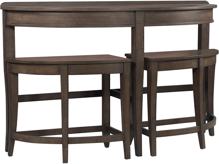 Aspenhome Blakely Sofa Table with Stools I540-9150