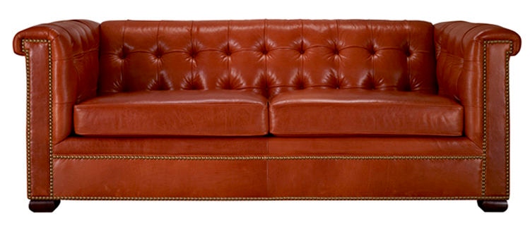 Leathercraft Furniture Living Room Claridge Tufted Sofa 128018 Douds