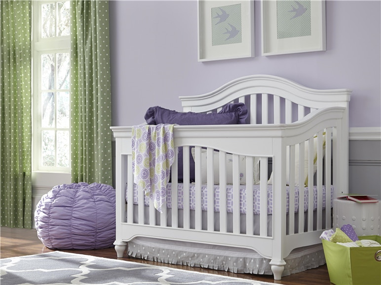 Smartstuff by Universal Baby Summer White Convertible Crib 131A310 Norwood Furniture