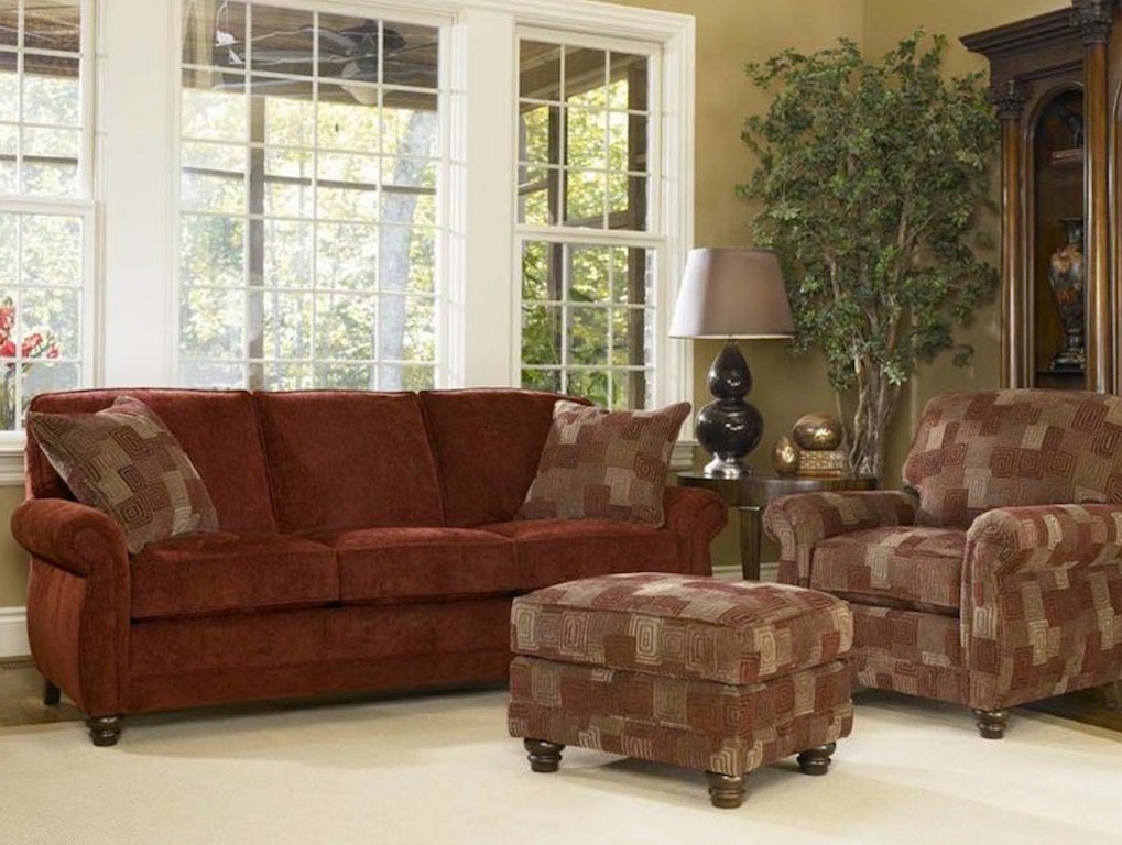 Smith Brothers Three Cushion Sofa 302-10