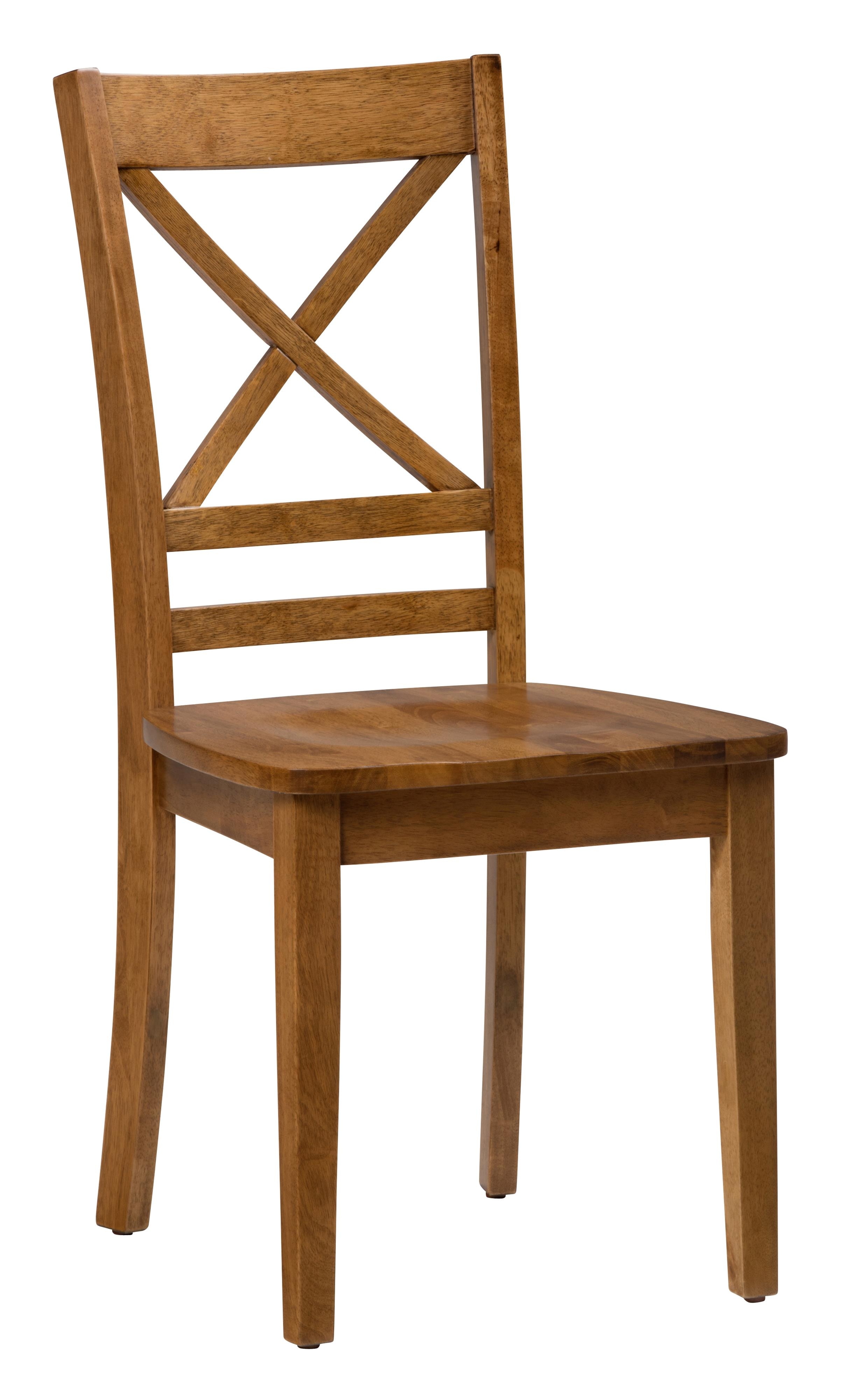 First Avenue Dining Room Simplicity "X" Back Side Chair 513382 Kittle