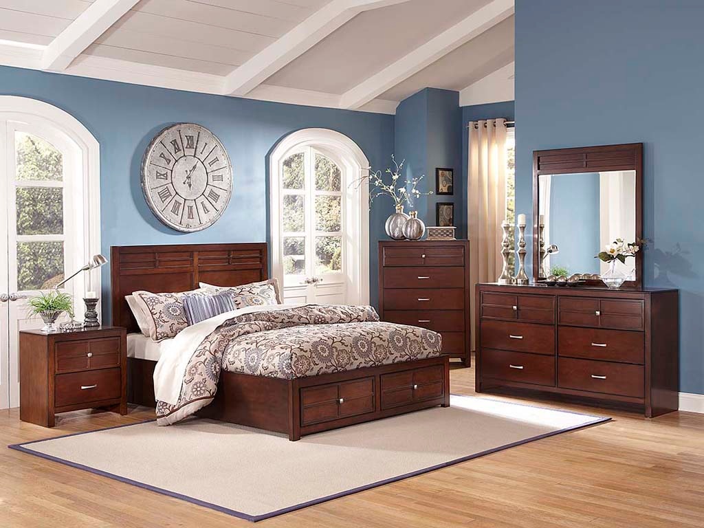 New Classic Home Furnishings Inc. Kensington Storage Bedroom Group