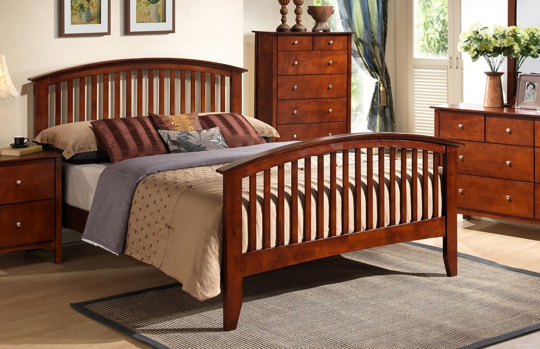 Lifestyle Bedroom Metro Espresso Bed King TNT952 Furniture Fair