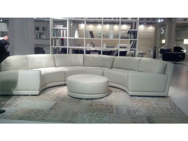 Chateau d'ax Living Room Sleek curved Italian leather sectional ... Chateau d'ax Living Room Sleek curved Italian leather sectional ... - Chateau d'ax Sleek curved Italian leather sectional.